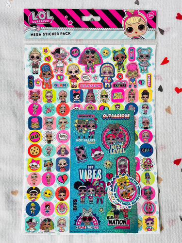 LOL Surprise Mega Sticker Pack Paper Projects